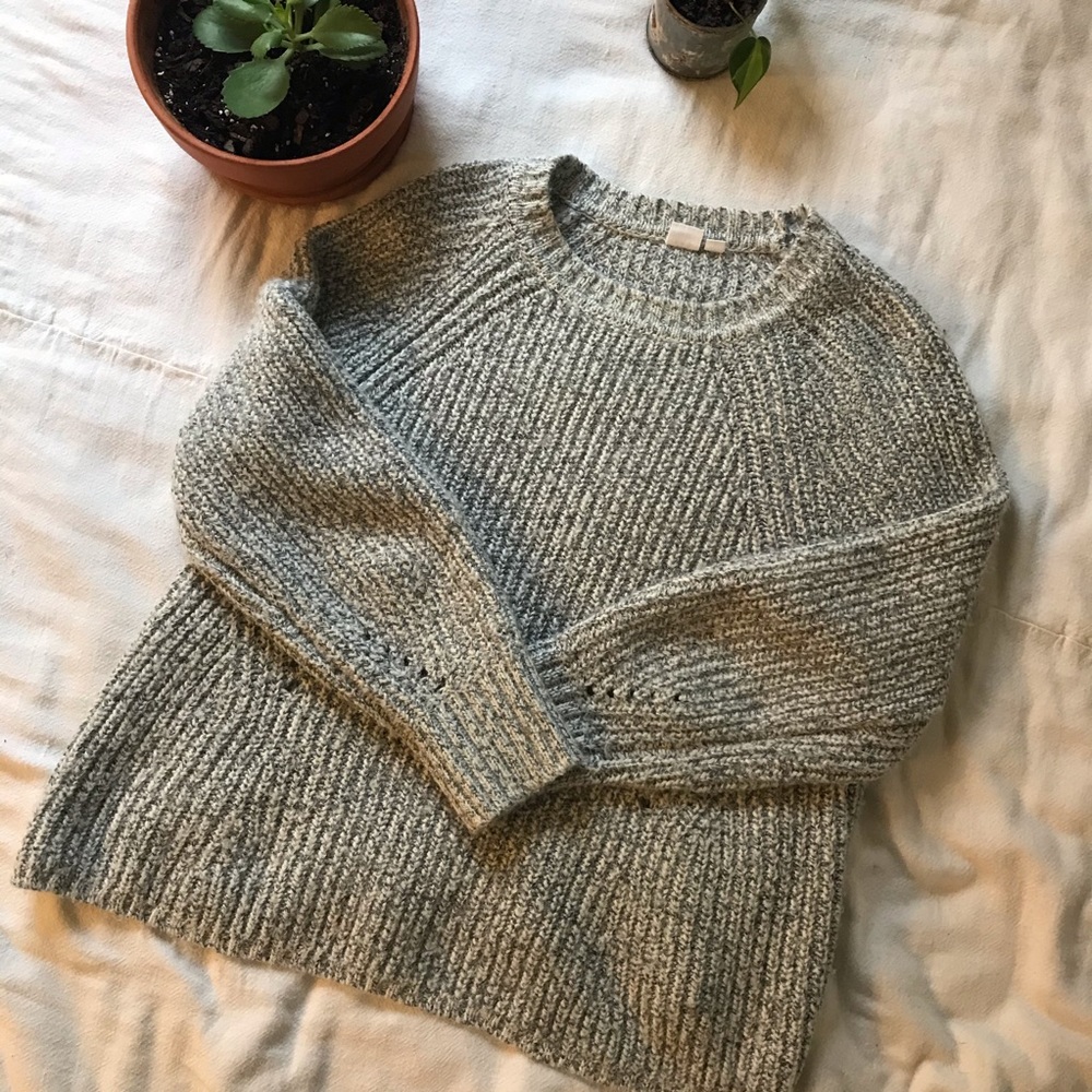 Gap Cable Knit Gray Sweater
